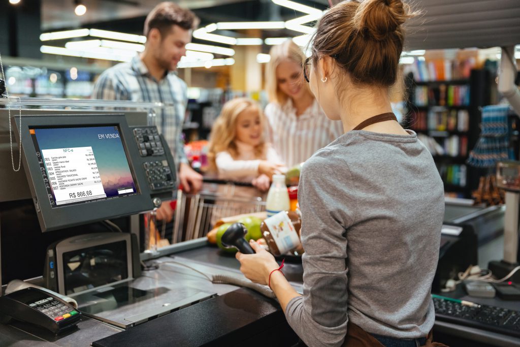 Sistema de vendas no caixa de um supermercado